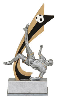 Live Action Soccer Male, Gold / Pewter, 8
